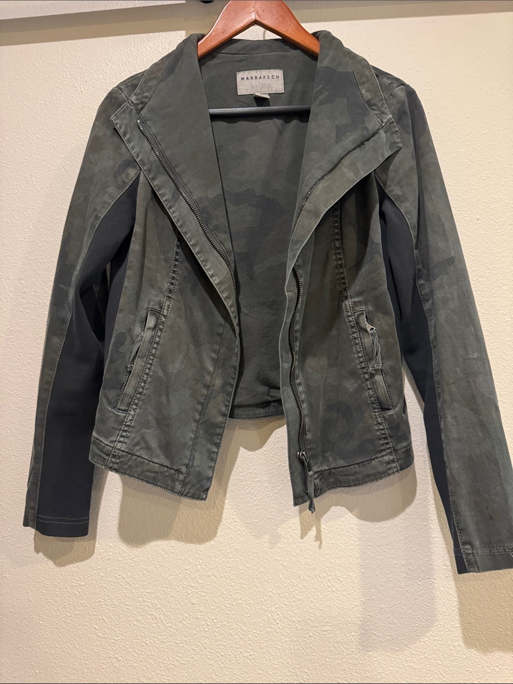 Marrakech Camo Jacket with Contrast Panels